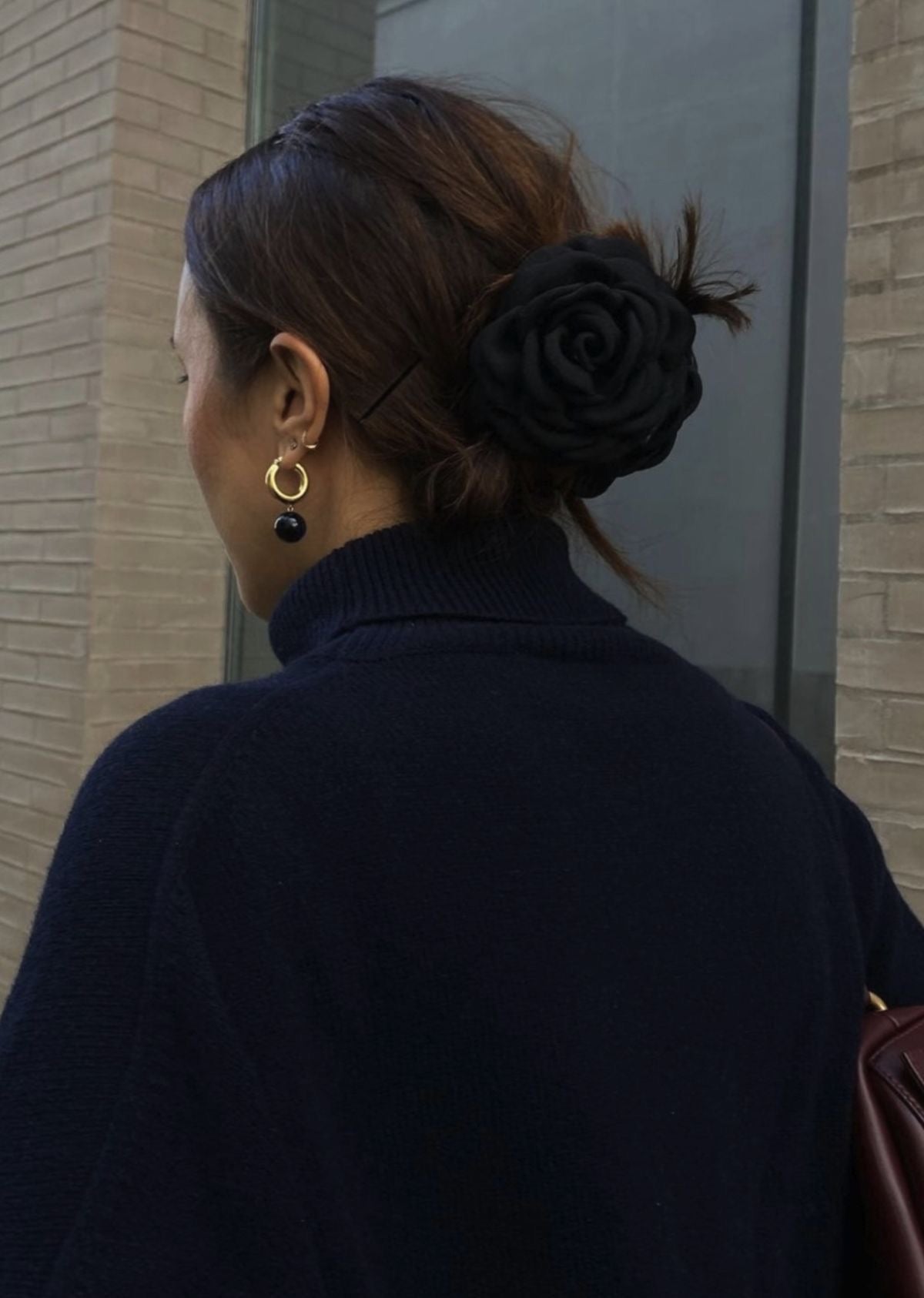 Rose hair clip