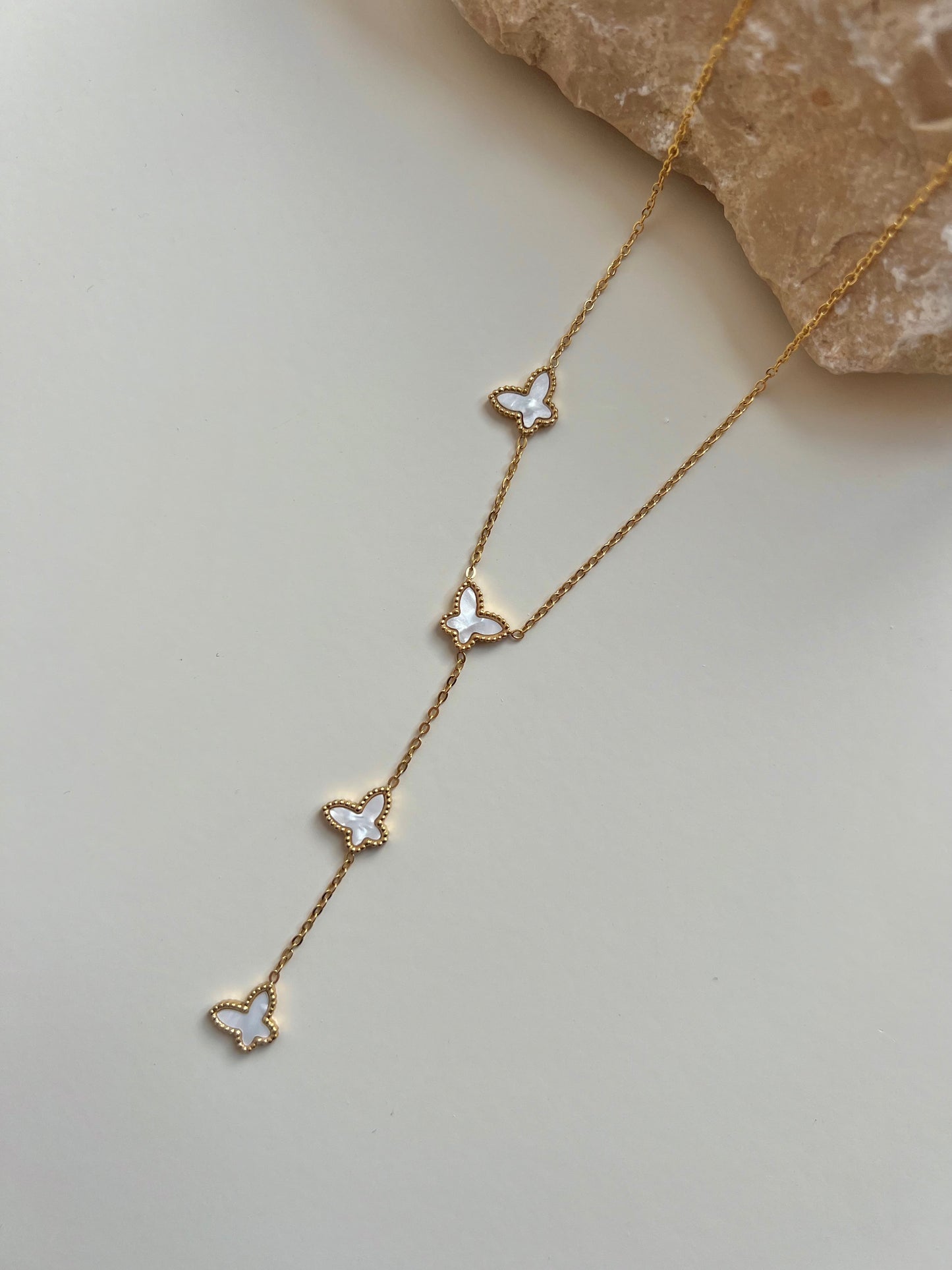 Van cleef butterfly necklace