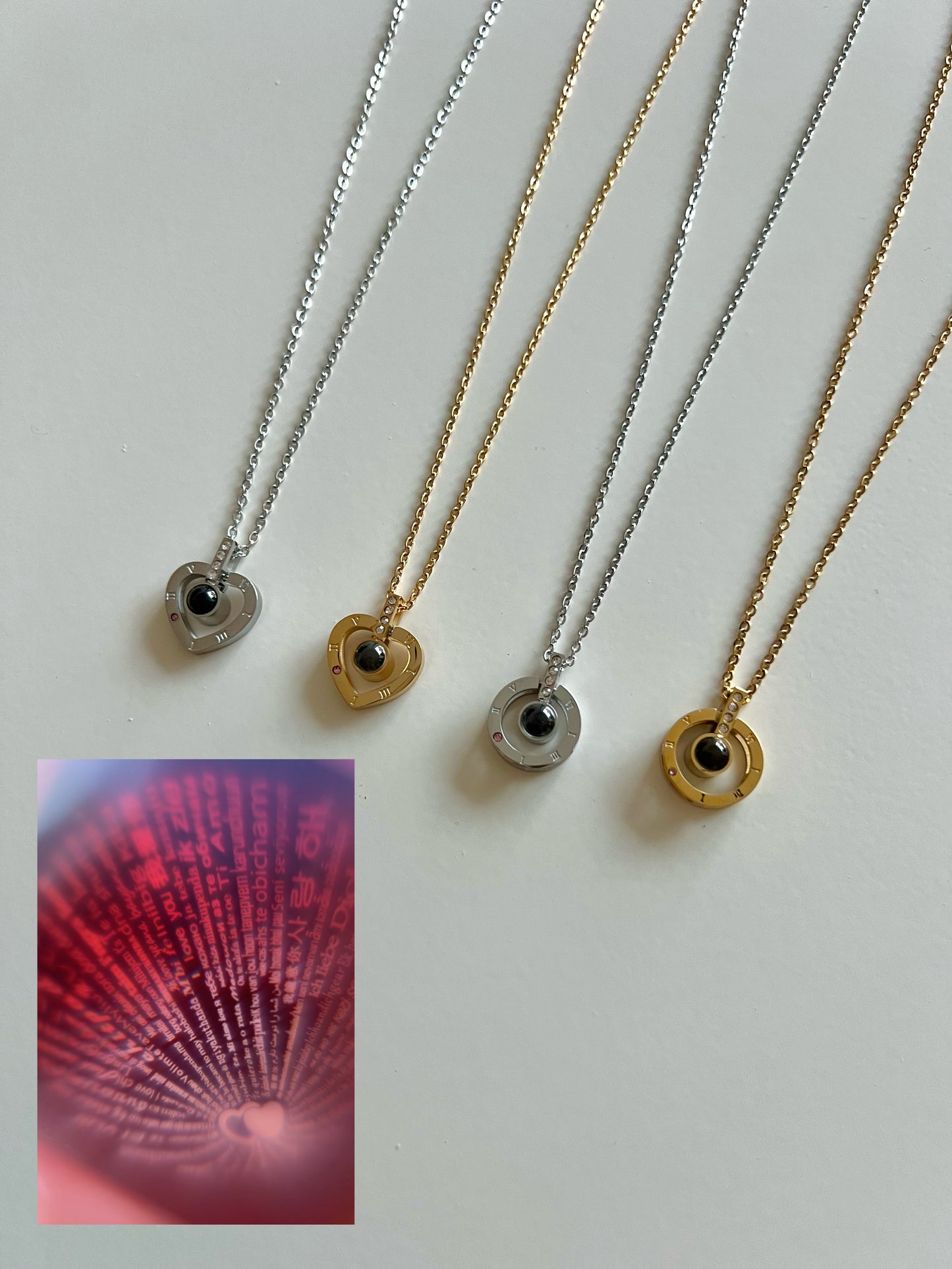 I love you 100 Languages Necklace