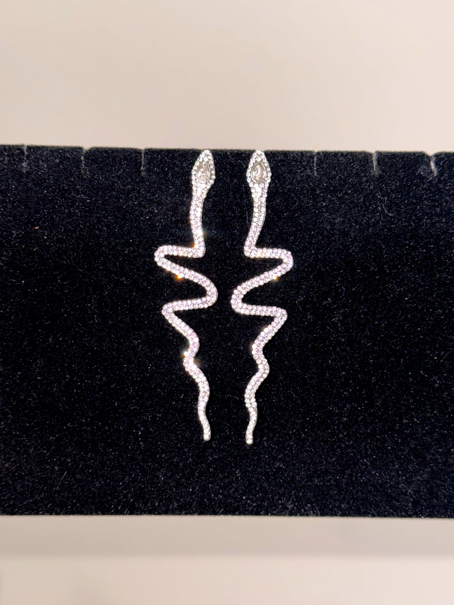 Snake earrings
