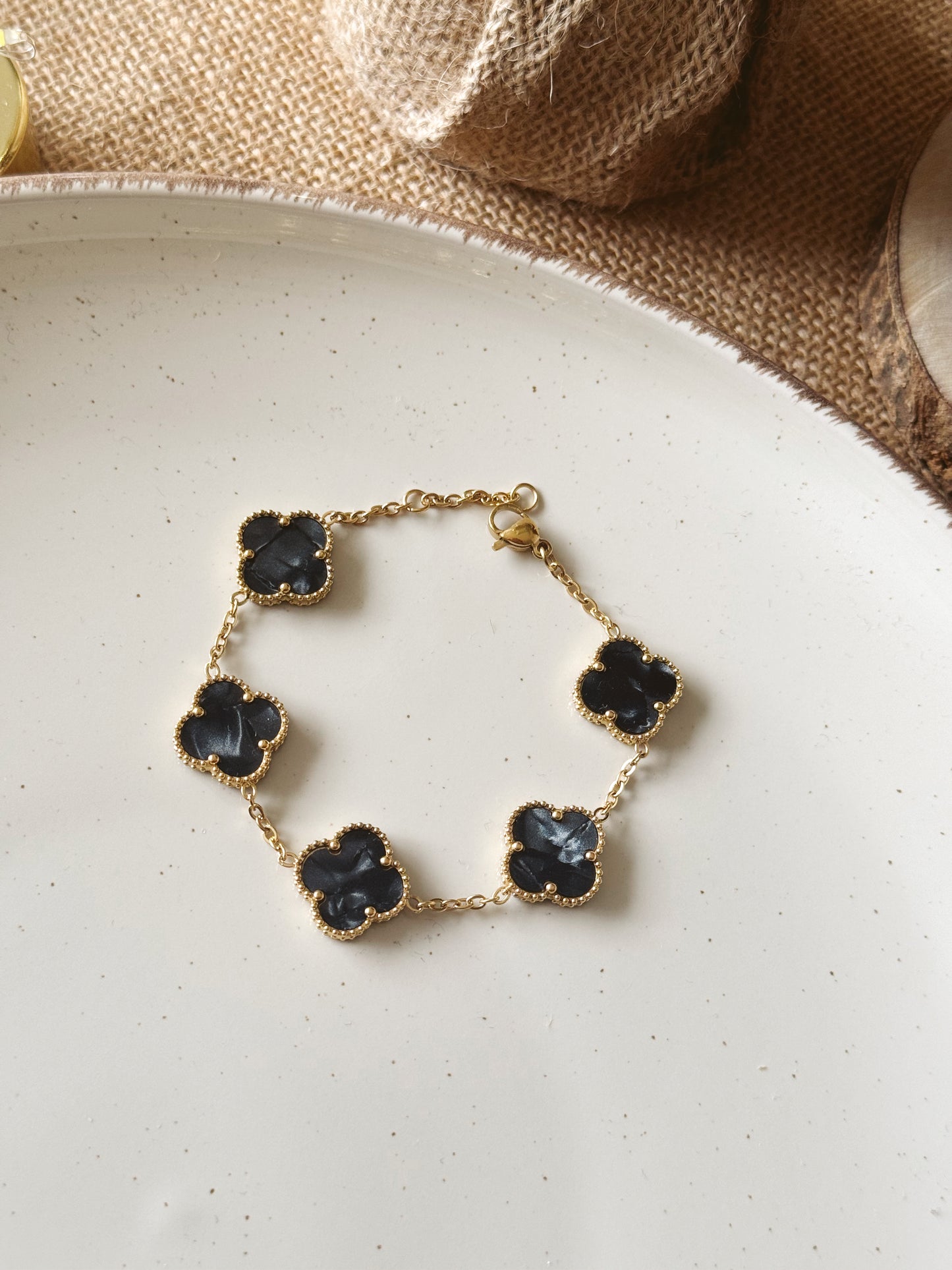 Van Cleef black bracelet