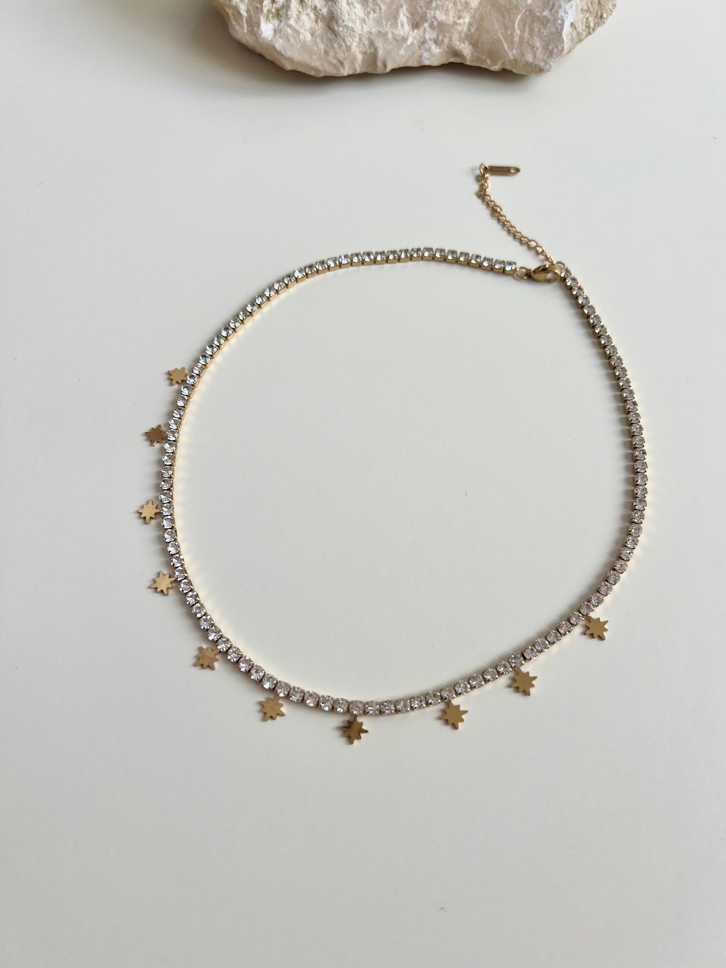 Tennis butterfly & sparkle necklaces