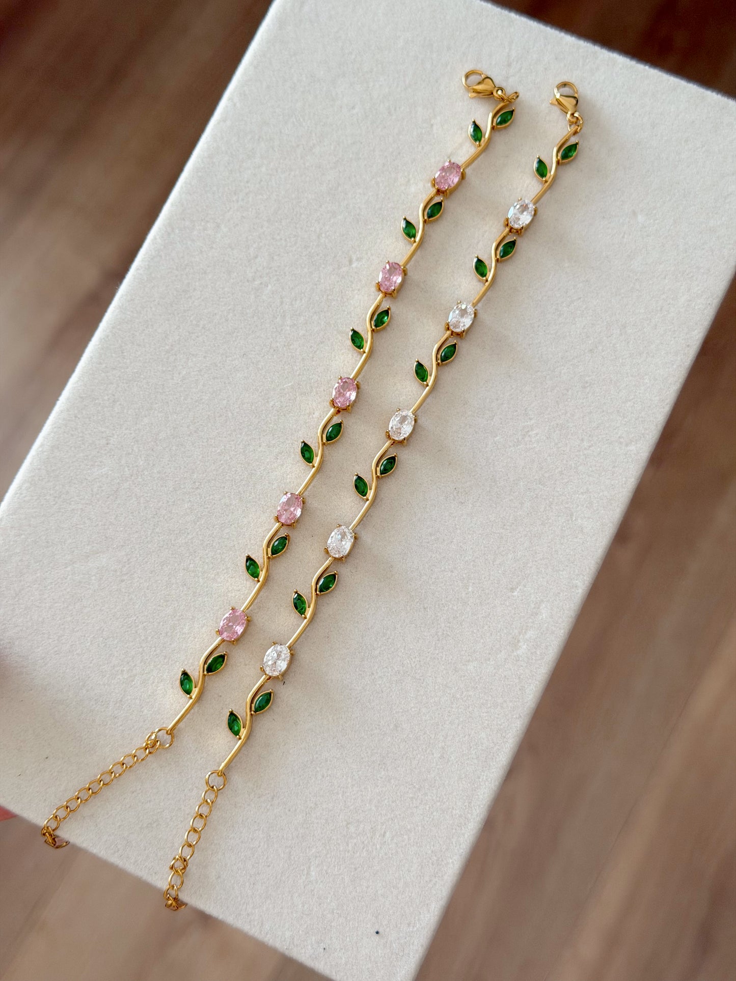 Rose flower bracelets