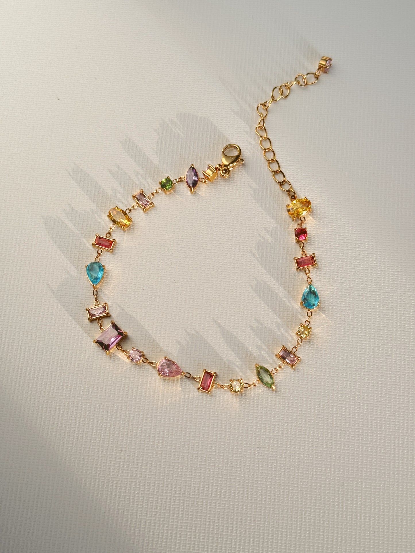 Colorful crystal bracelet