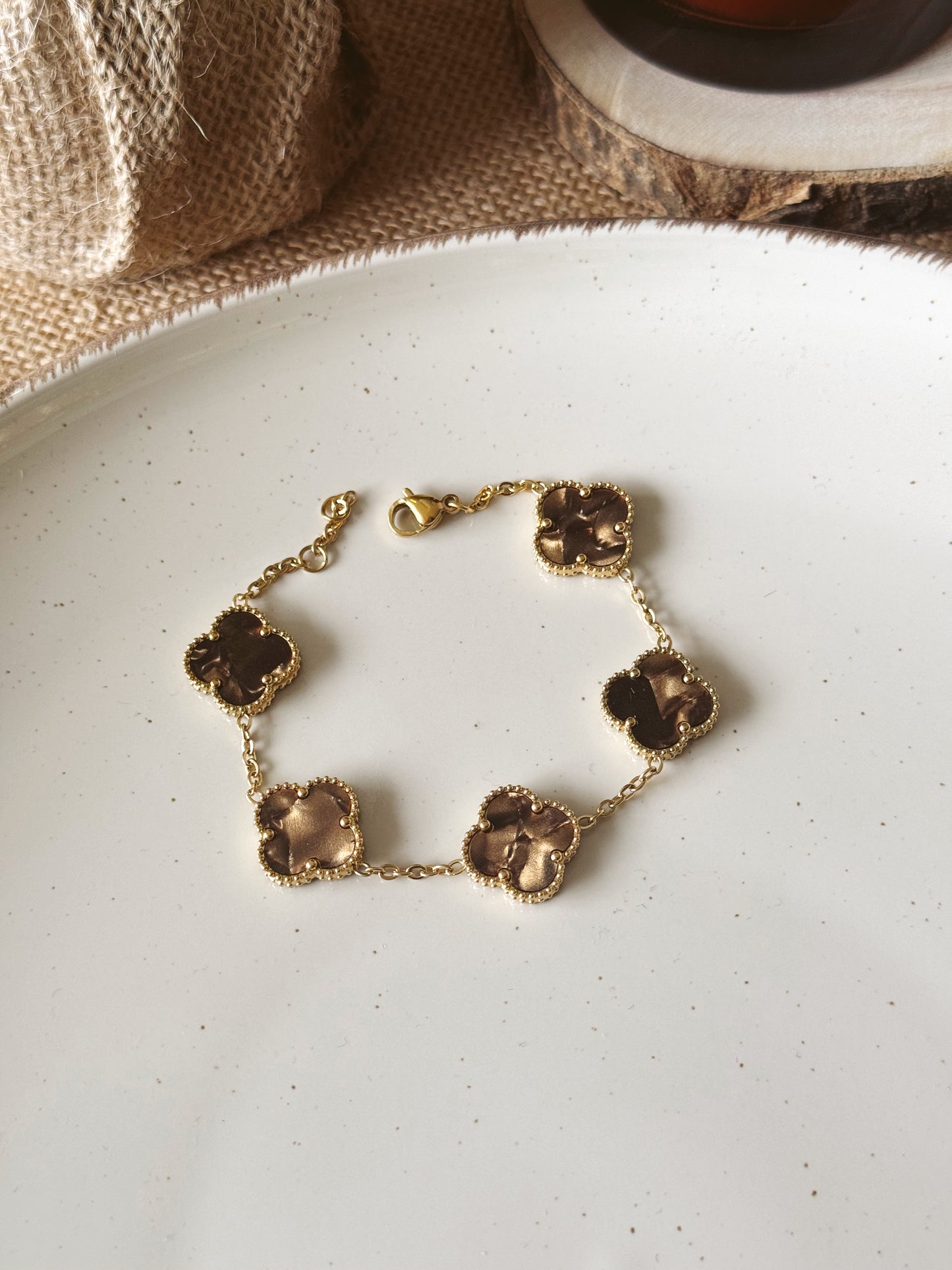 Van Cleef brown bracelet