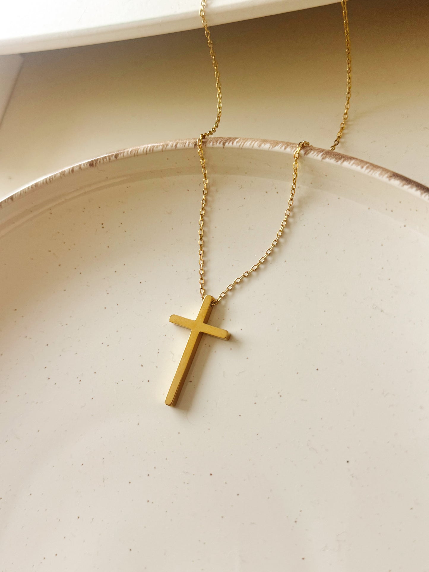 Big cross necklace