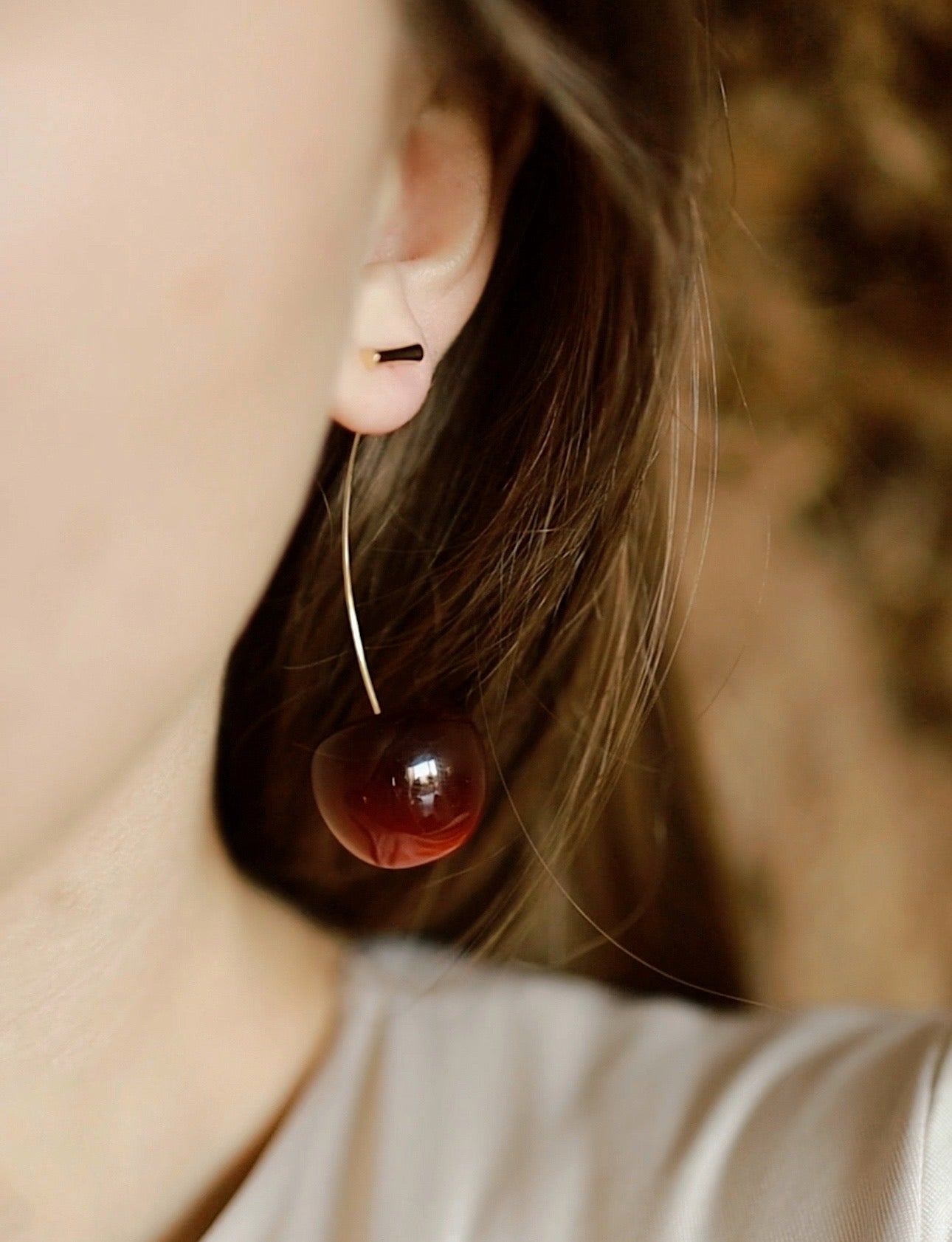 Cherry earrings