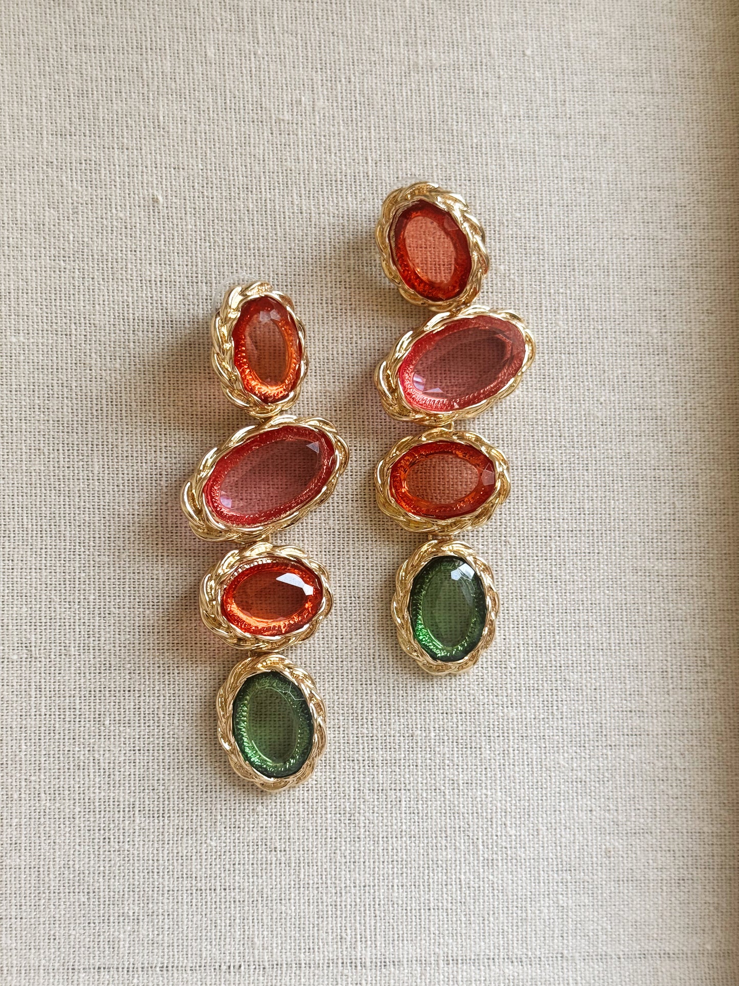 Colorful popdrop earring