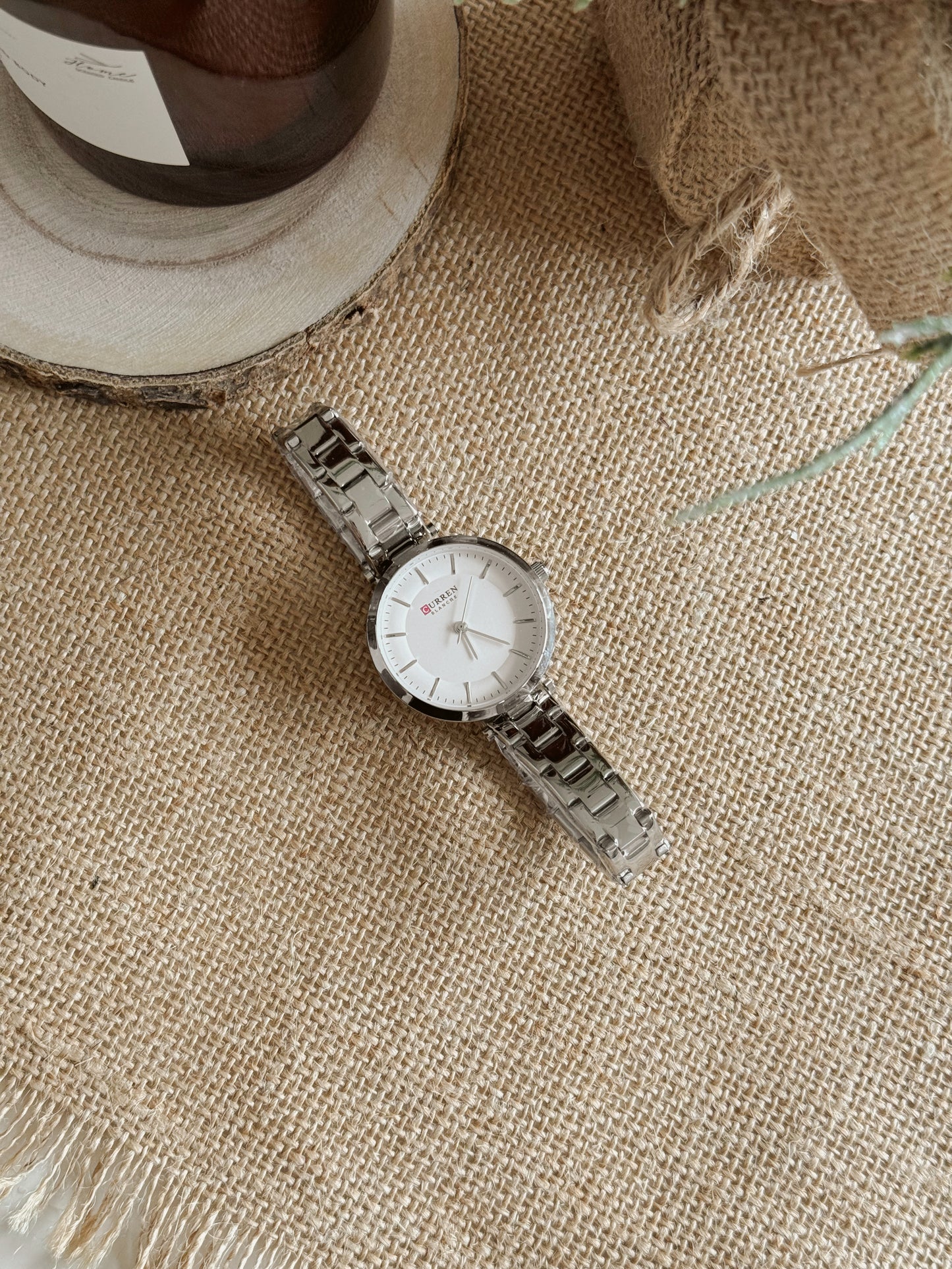 Silver watch