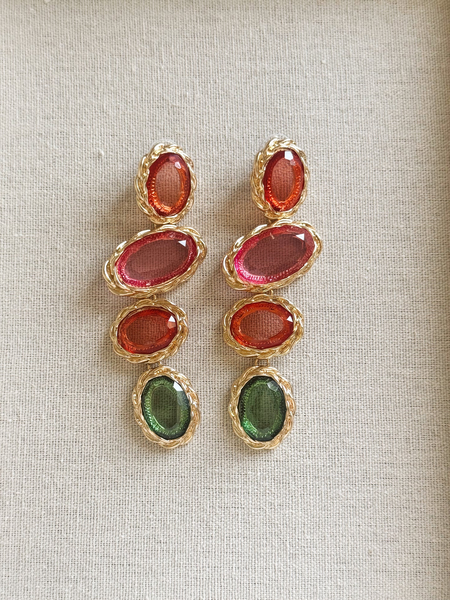 Colorful popdrop earring