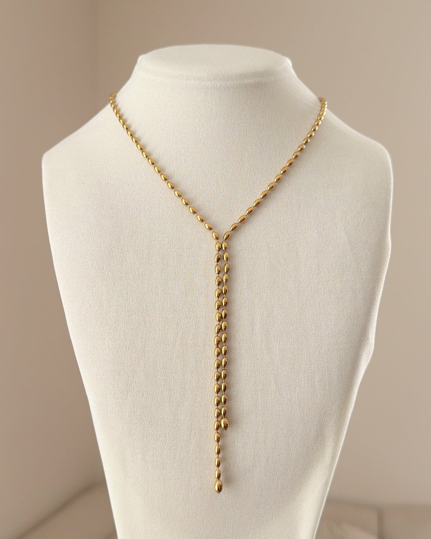 Y shape necklace