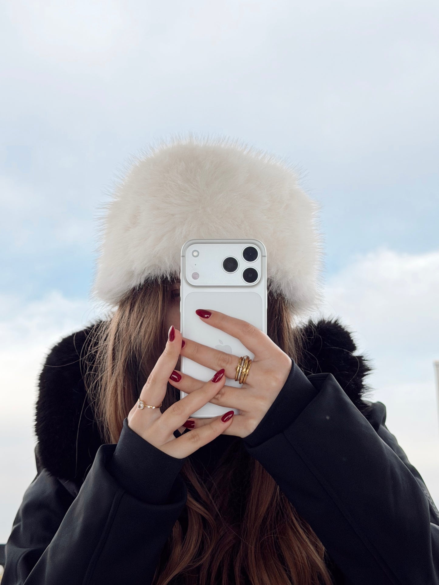White Russian hat