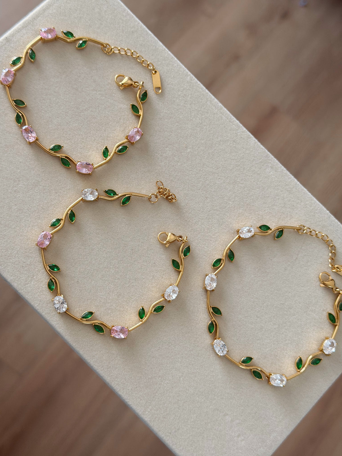 Rose flower bracelets