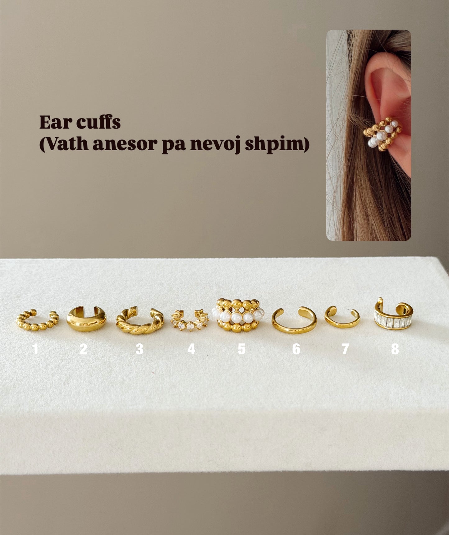 Ear cuffs