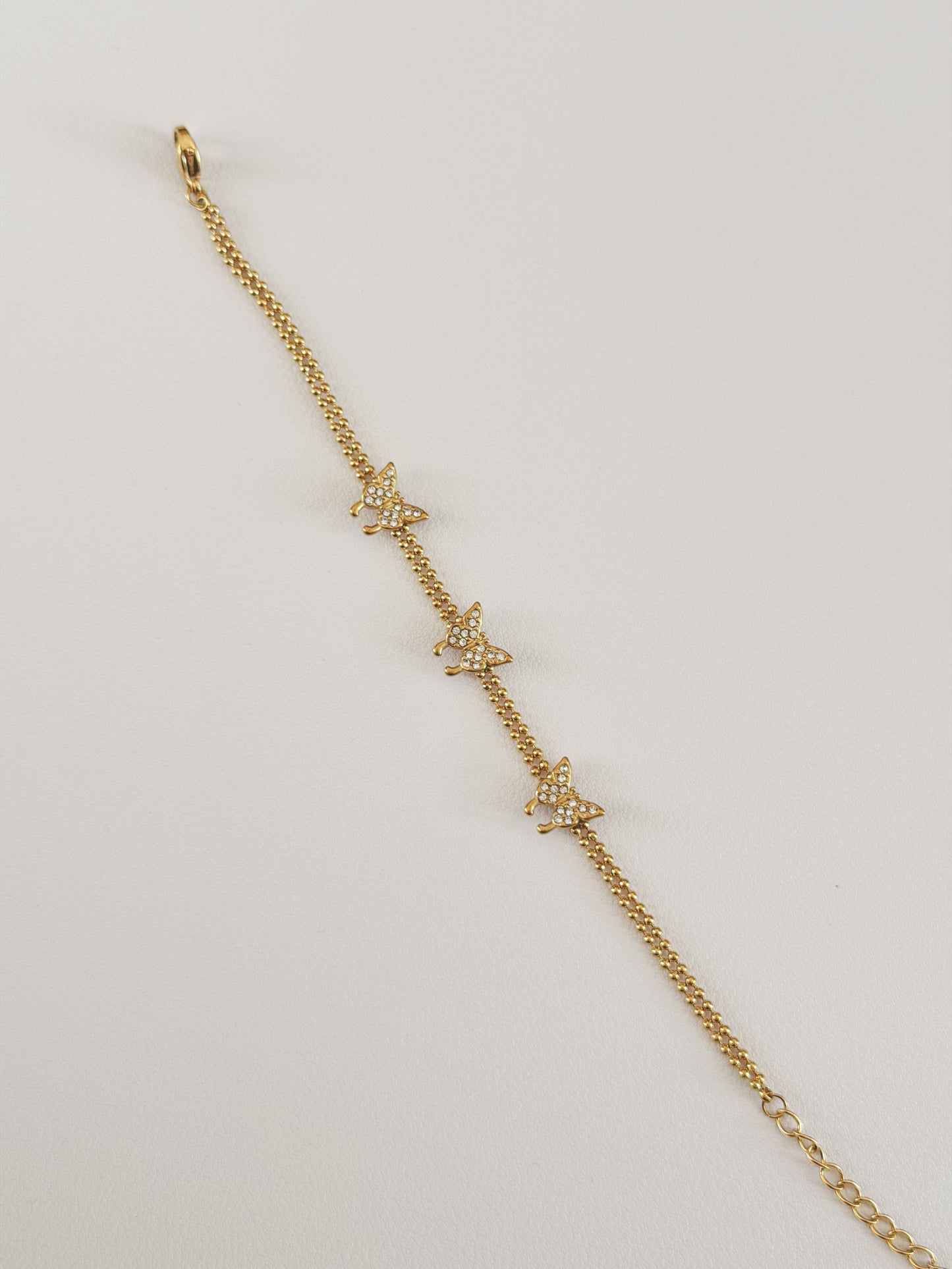 Butterfly gold bracelet