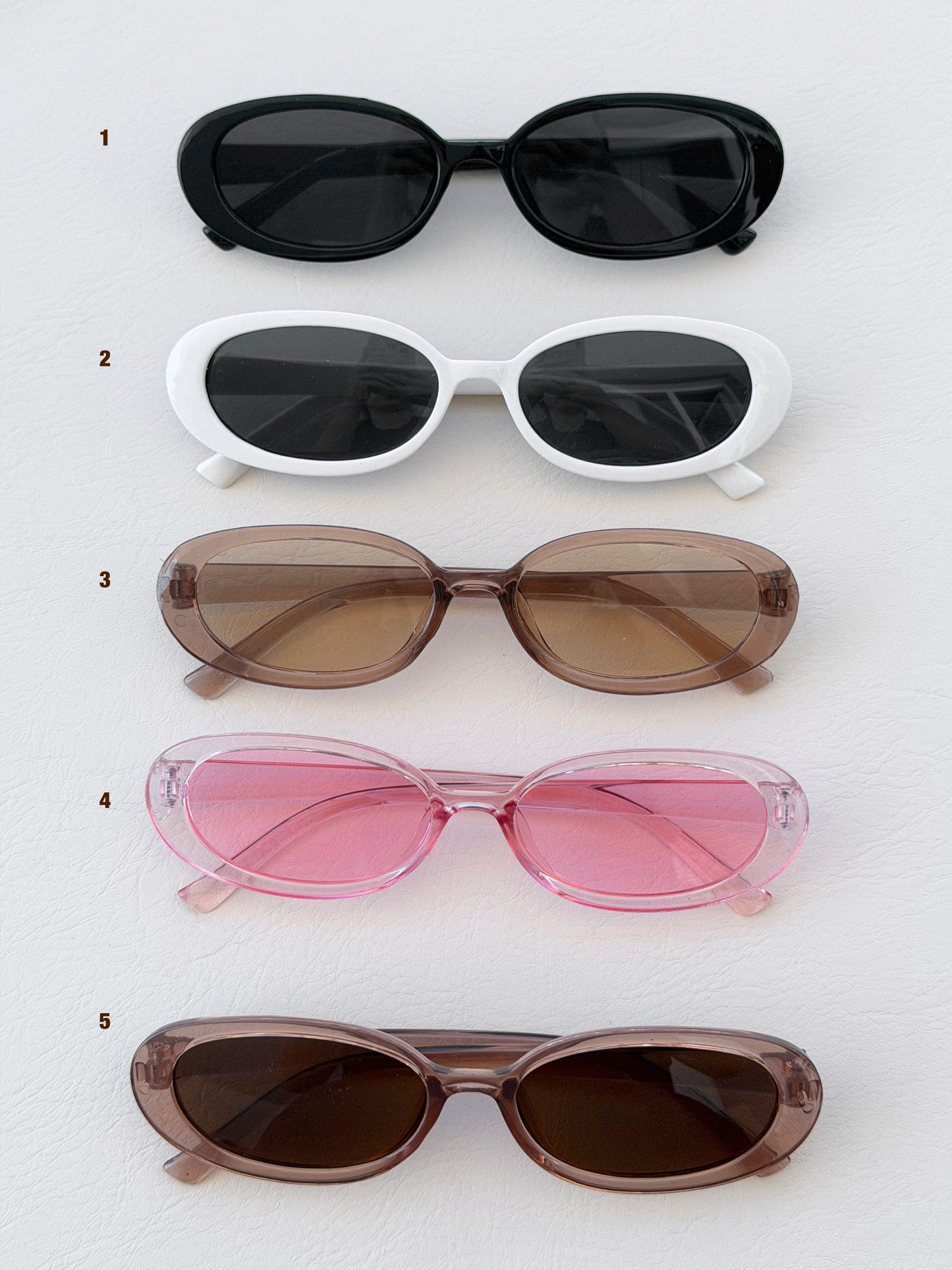 Oval sunglasses