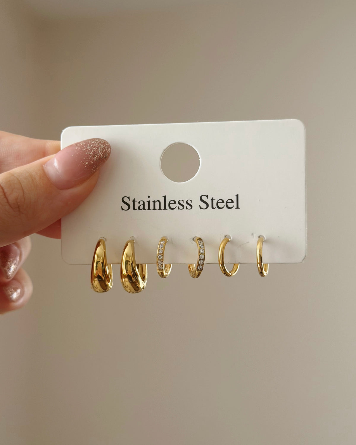 3 pairs of earrings set
