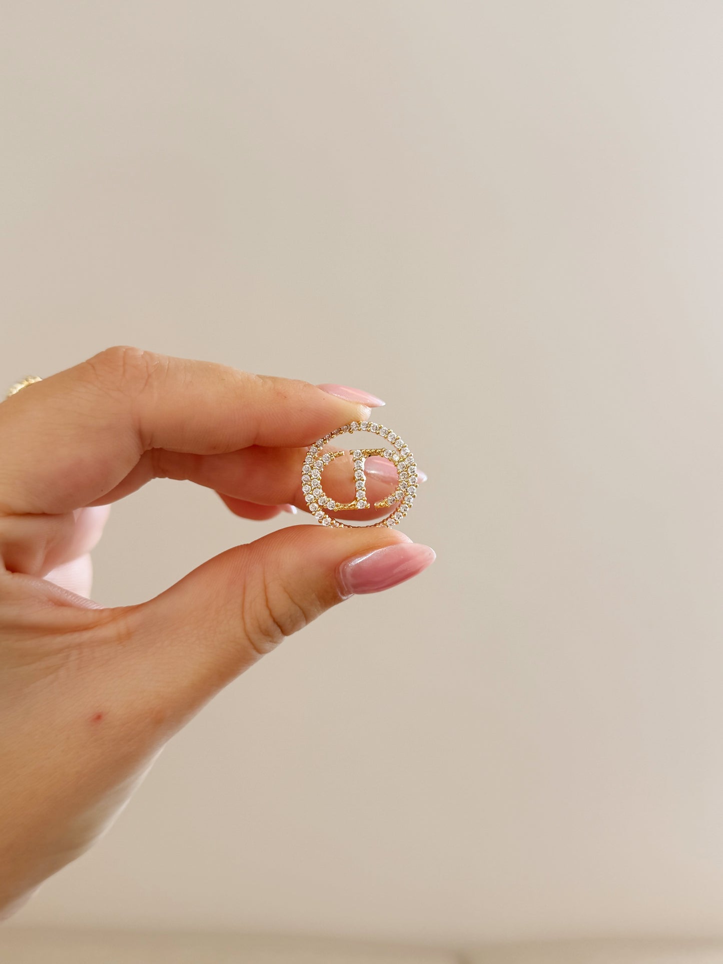 Dior CD Brooch