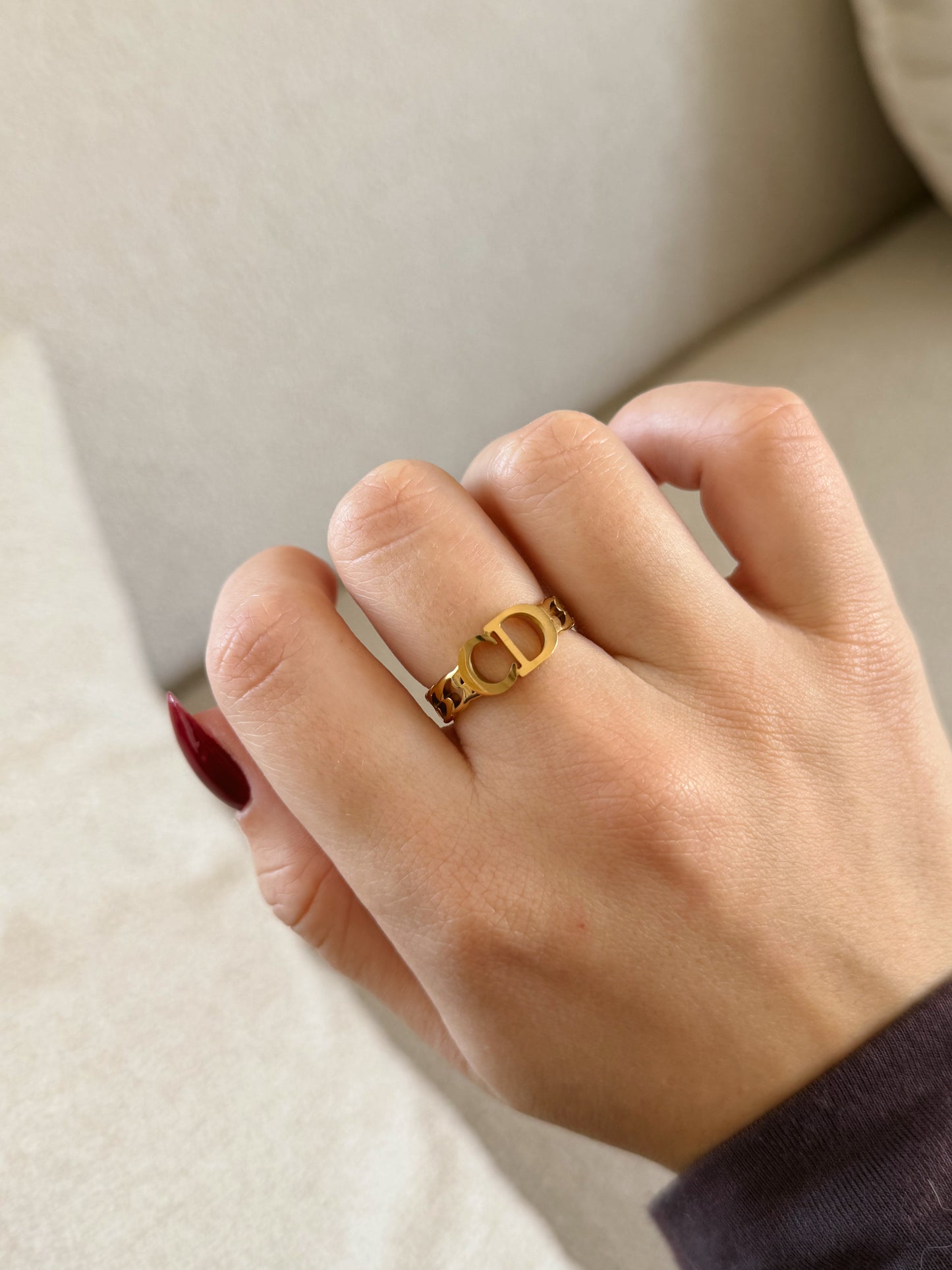 Christian dior CD ring