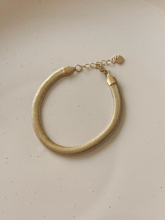 Thick snake bracelet unisex