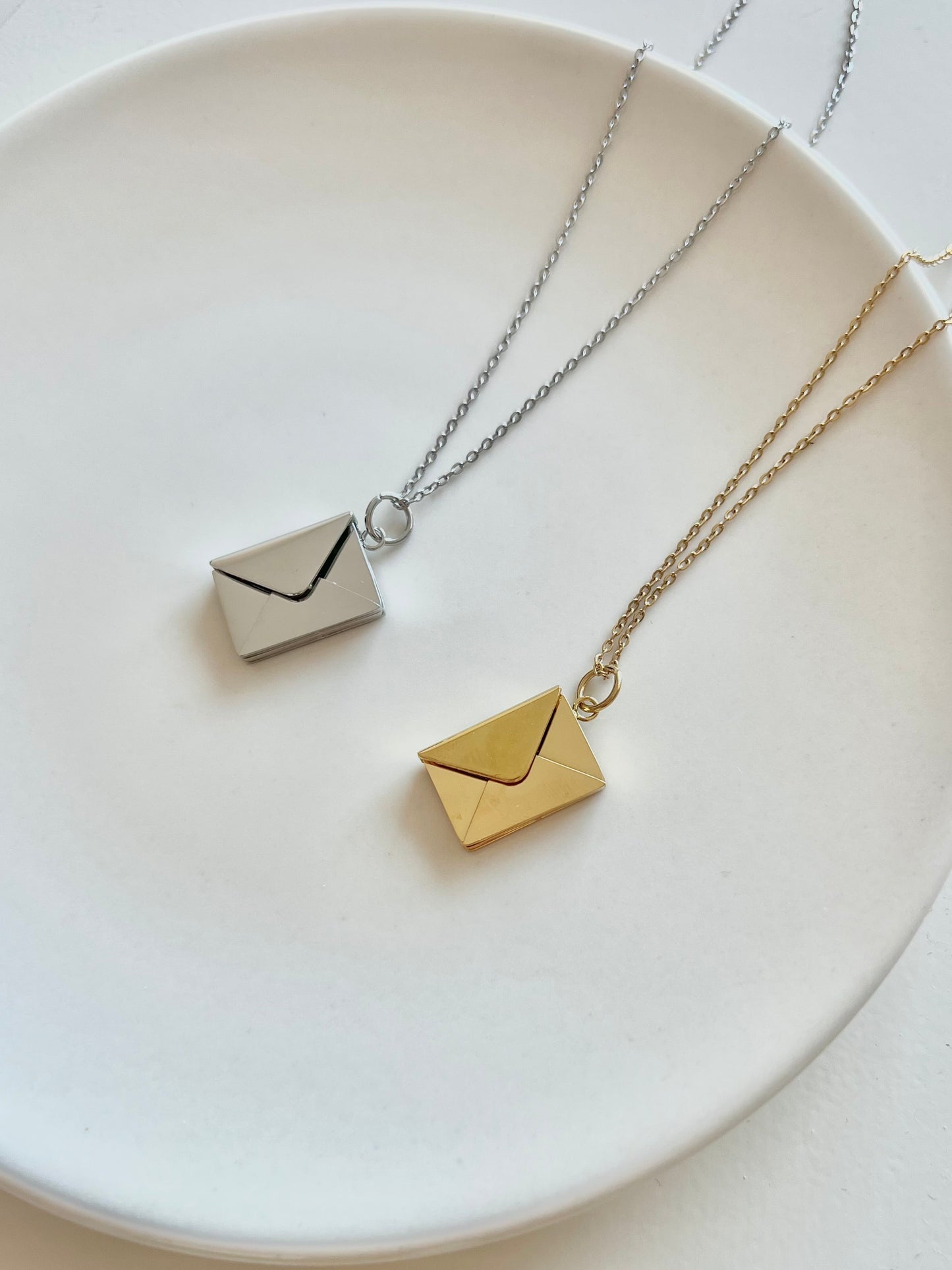 Love You Envelope Necklace