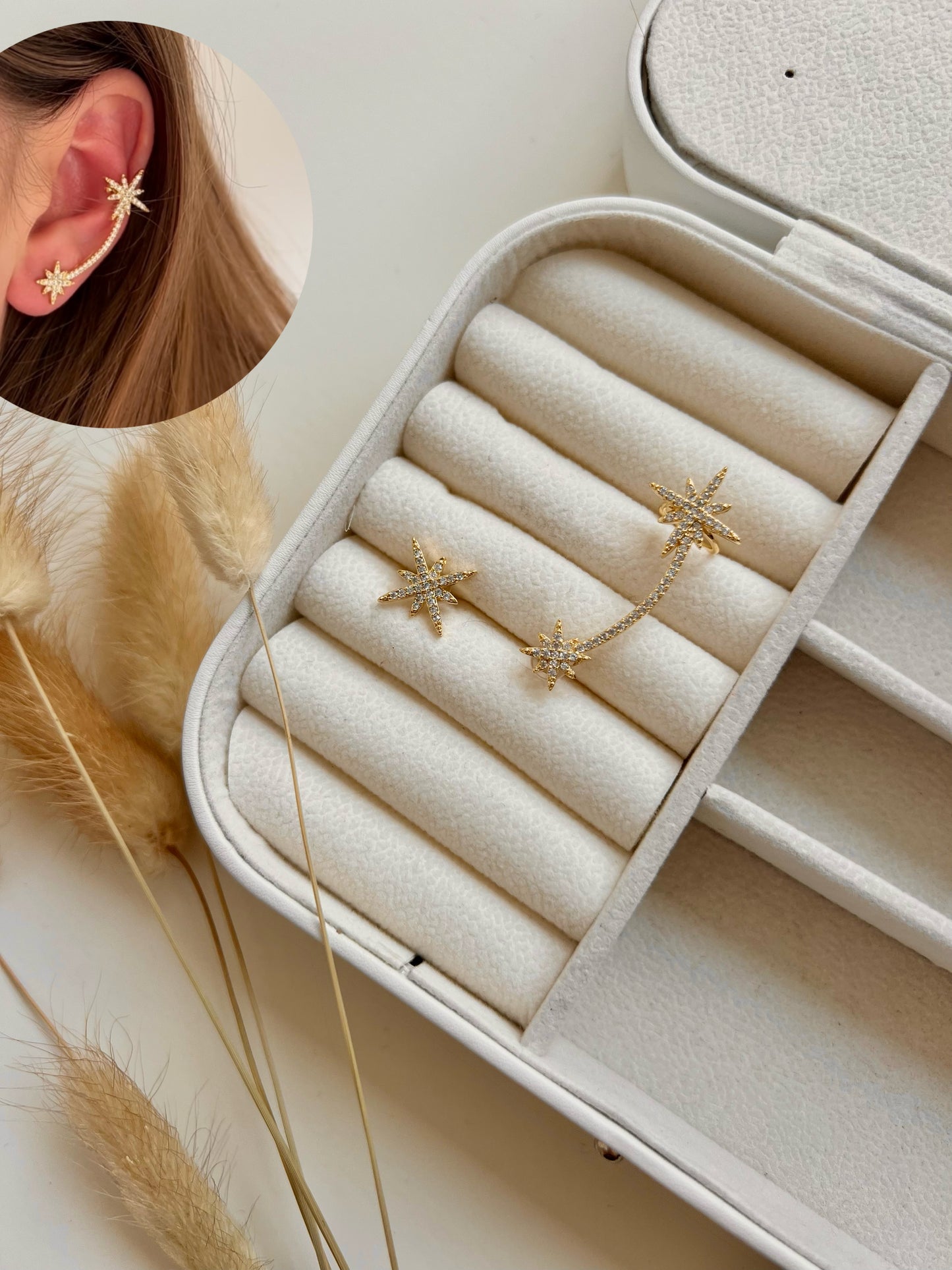 Star ear cuff set