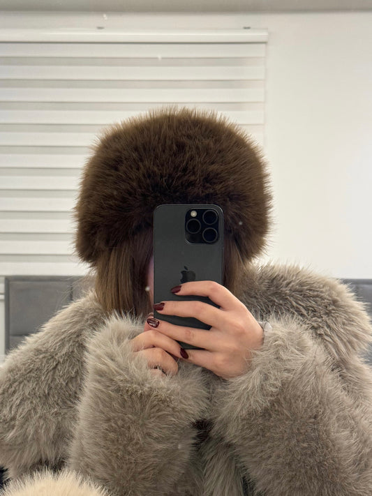 Russian hat (brown)
