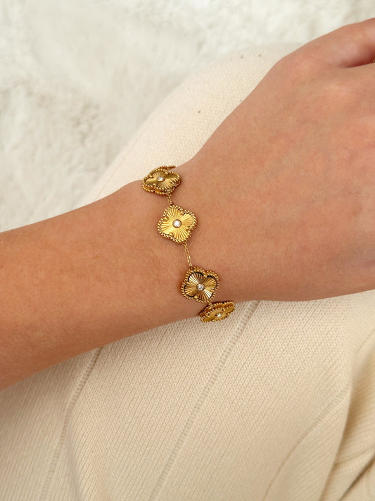 Van cleef golden bracelet