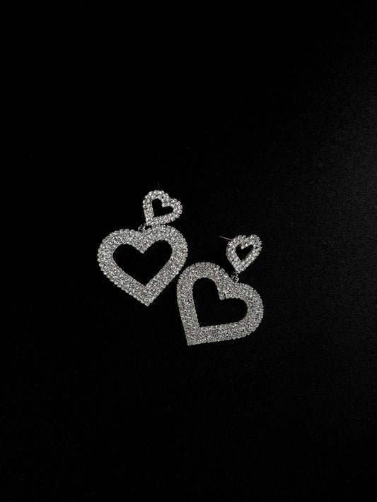 Heart event earrings