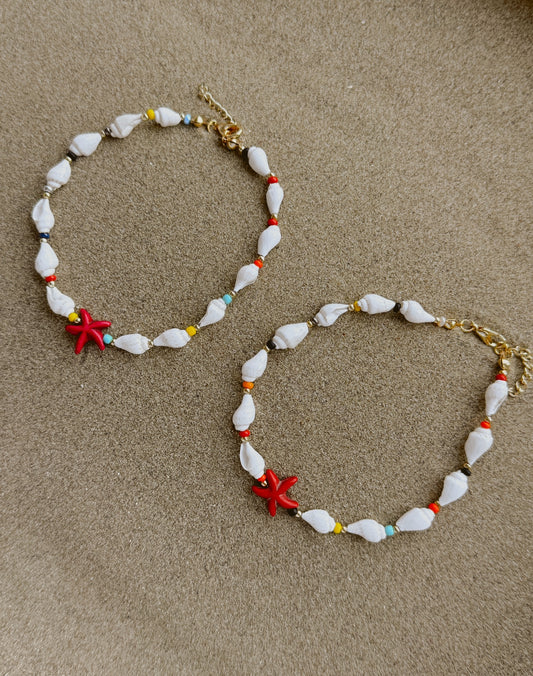 Starfish anklet