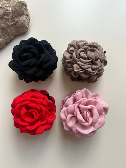 Rose hair clip