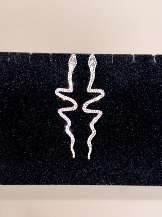 Snake earrings