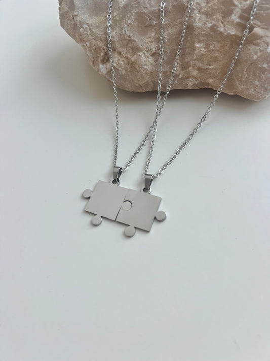 Puzzle necklace set ( besties / couples )