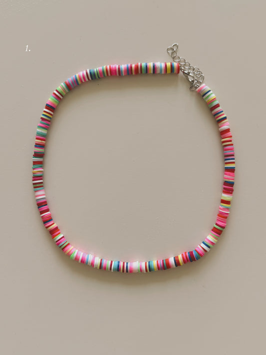 Summer colorful necklaces