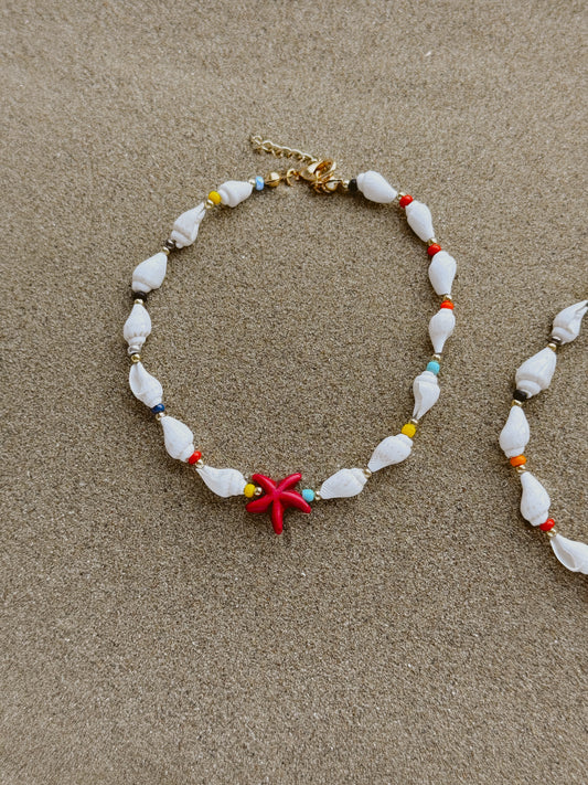 Starfish anklet