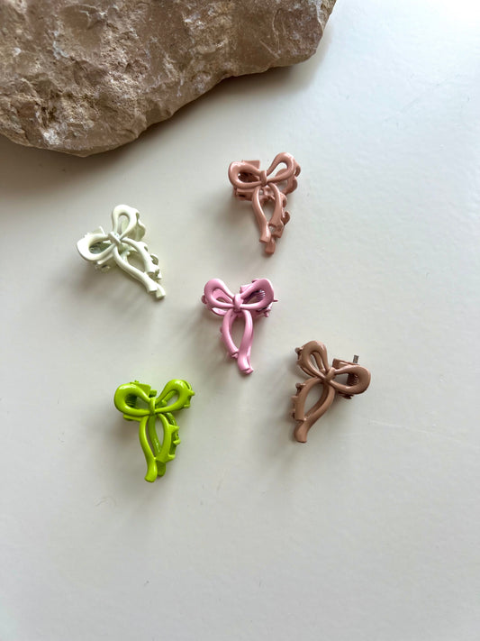 Mini bow clip