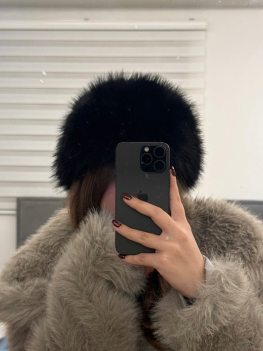 Russian hat (black)