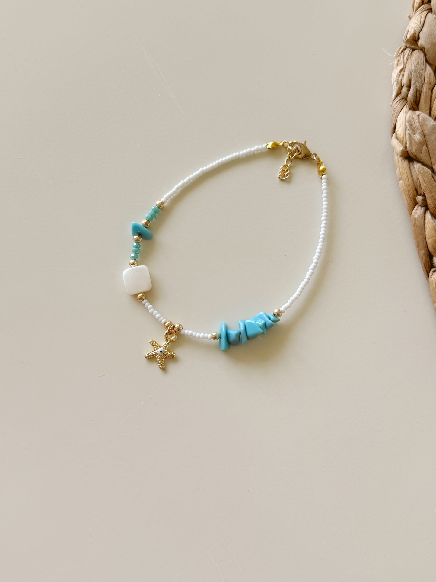 Starfish necklace and anklet