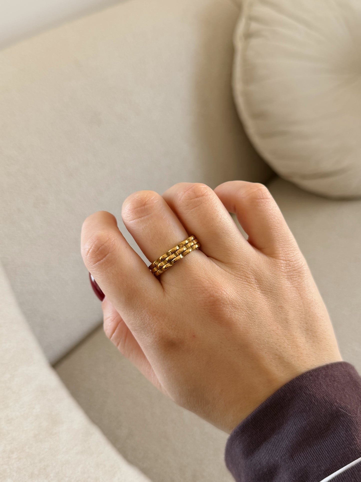 Chunky chain ring