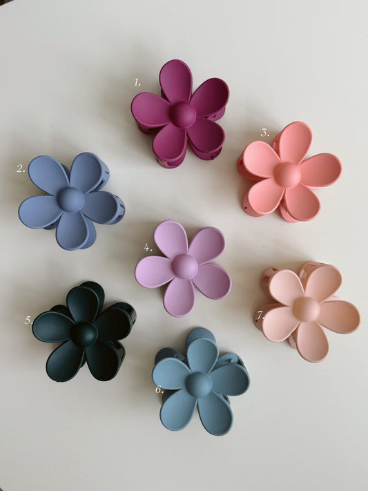 Big flower clips