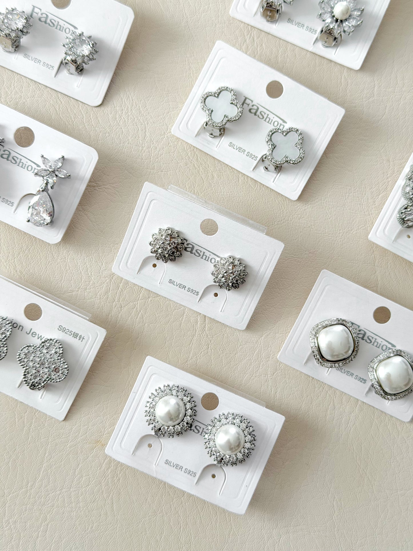 Clip on earrings (no piercing)