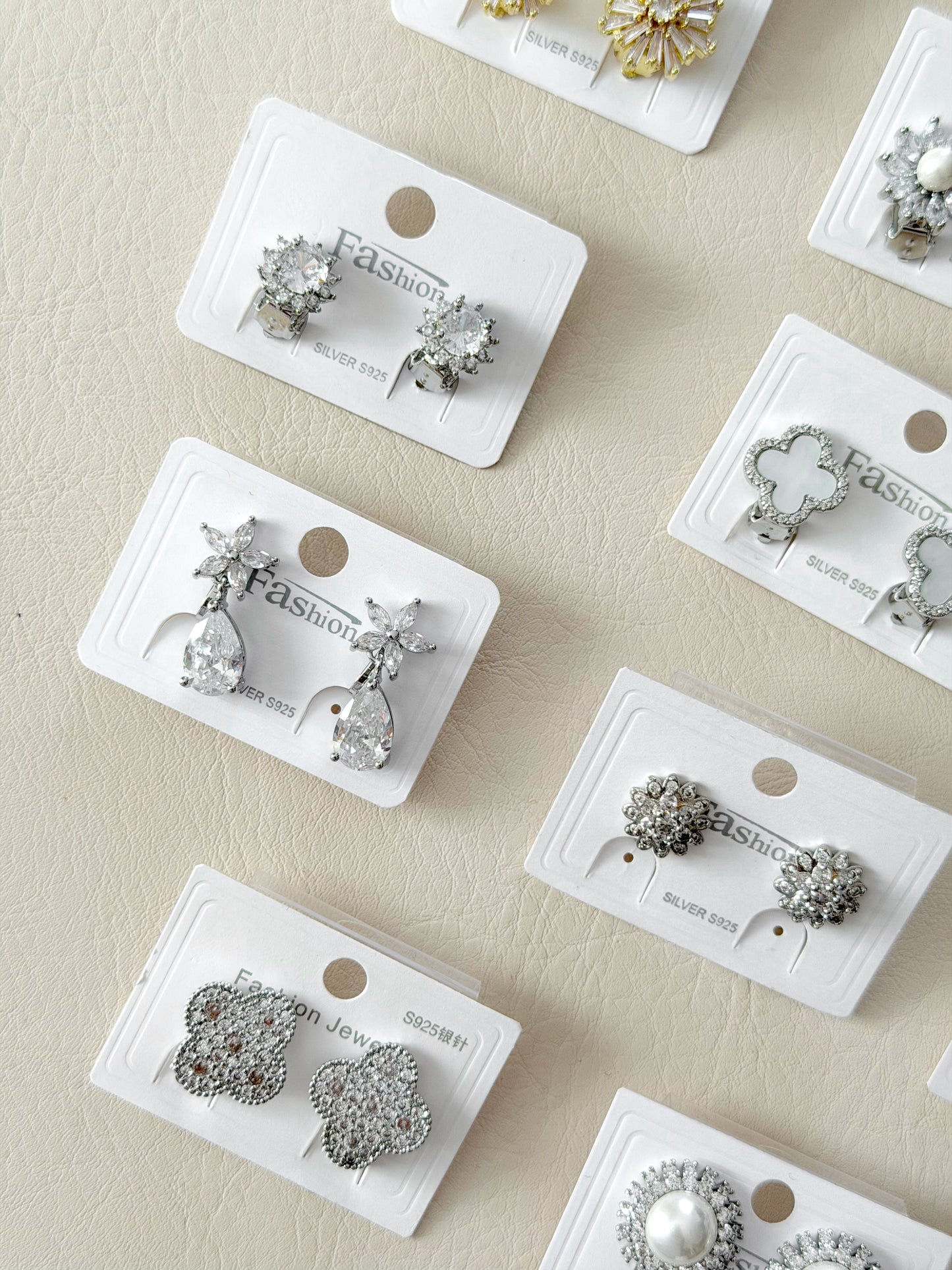 Clip on earrings (no piercing)