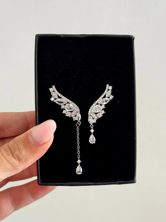 Angel wings earrings