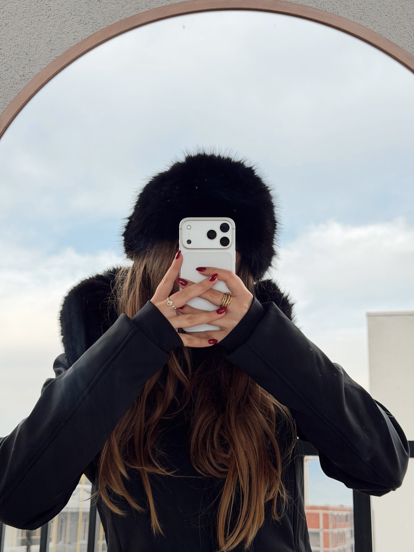 Black Russian hat