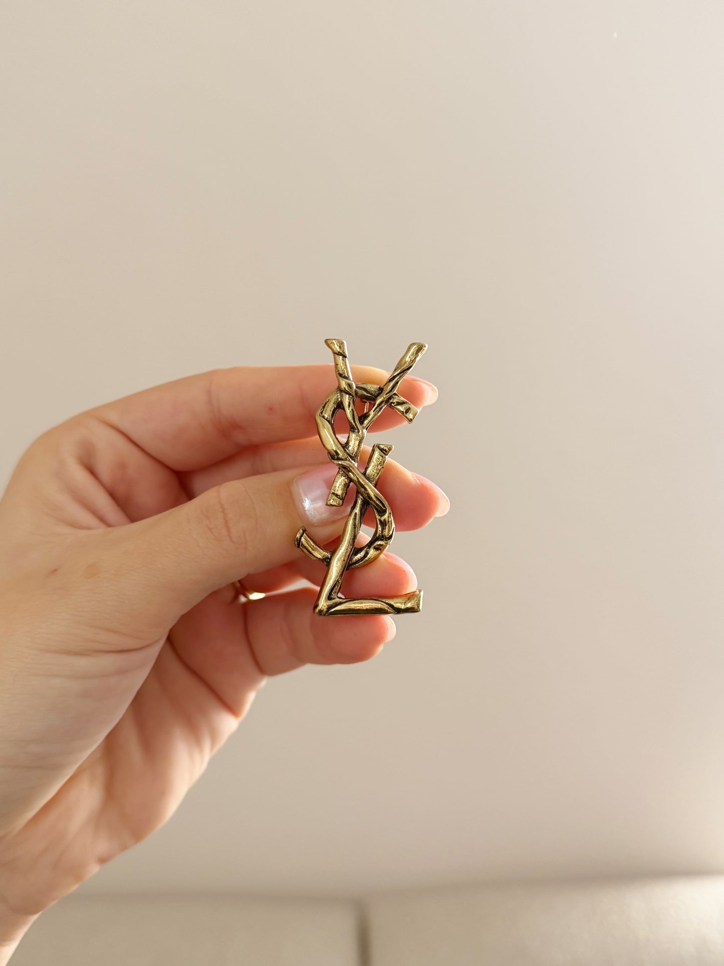 YSL vintage brooch