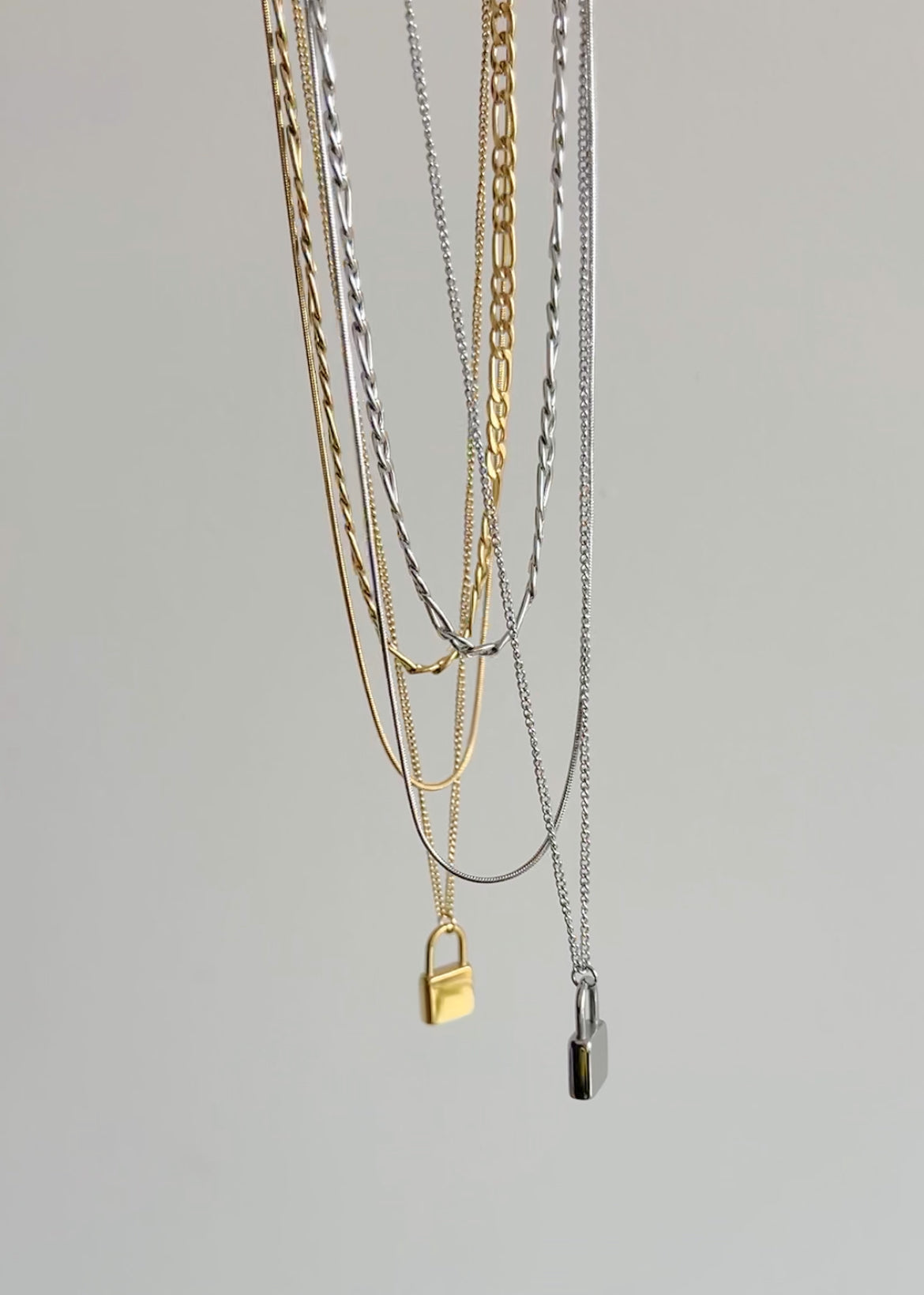 Triple lock necklace