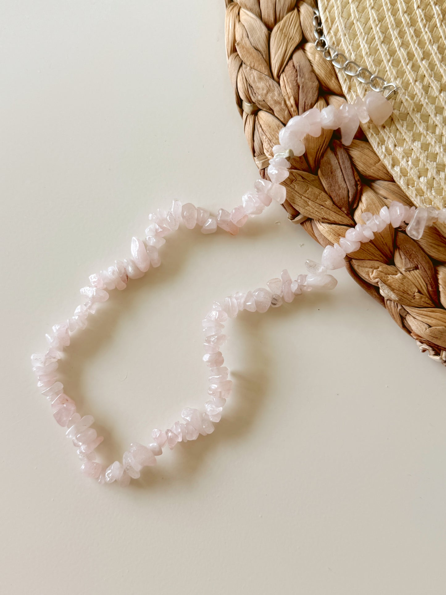 Stone necklace and bracelet