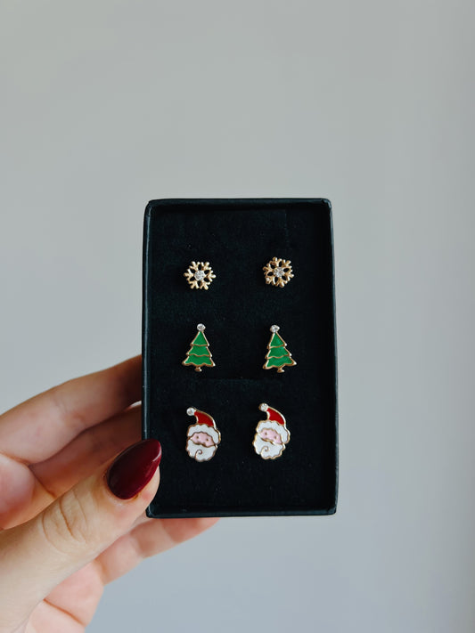 Christmas earrings