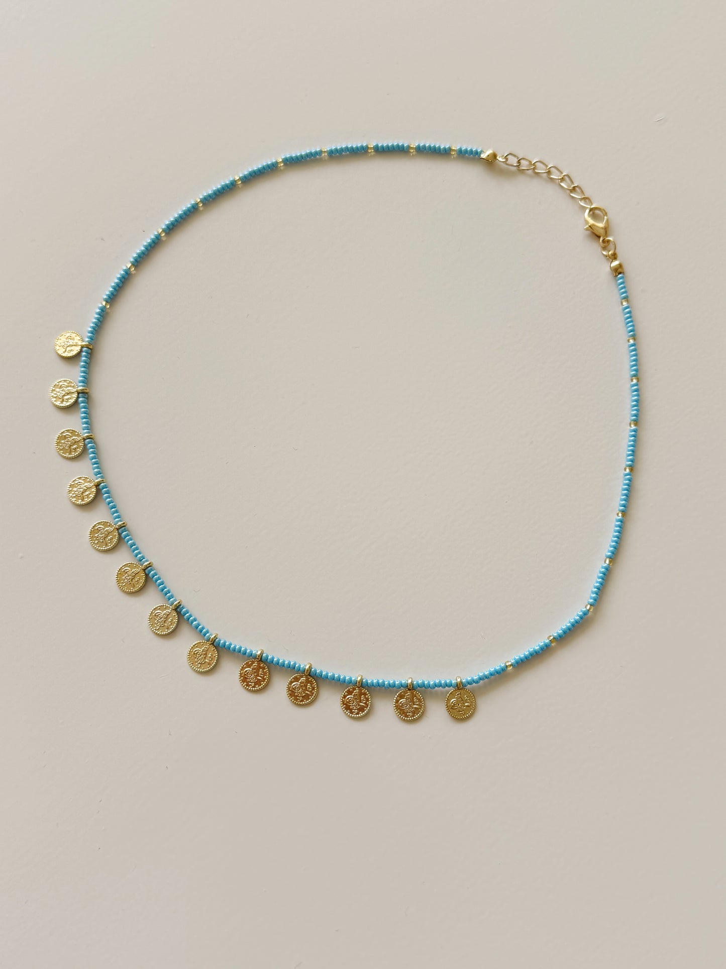 Summer coin necklaces