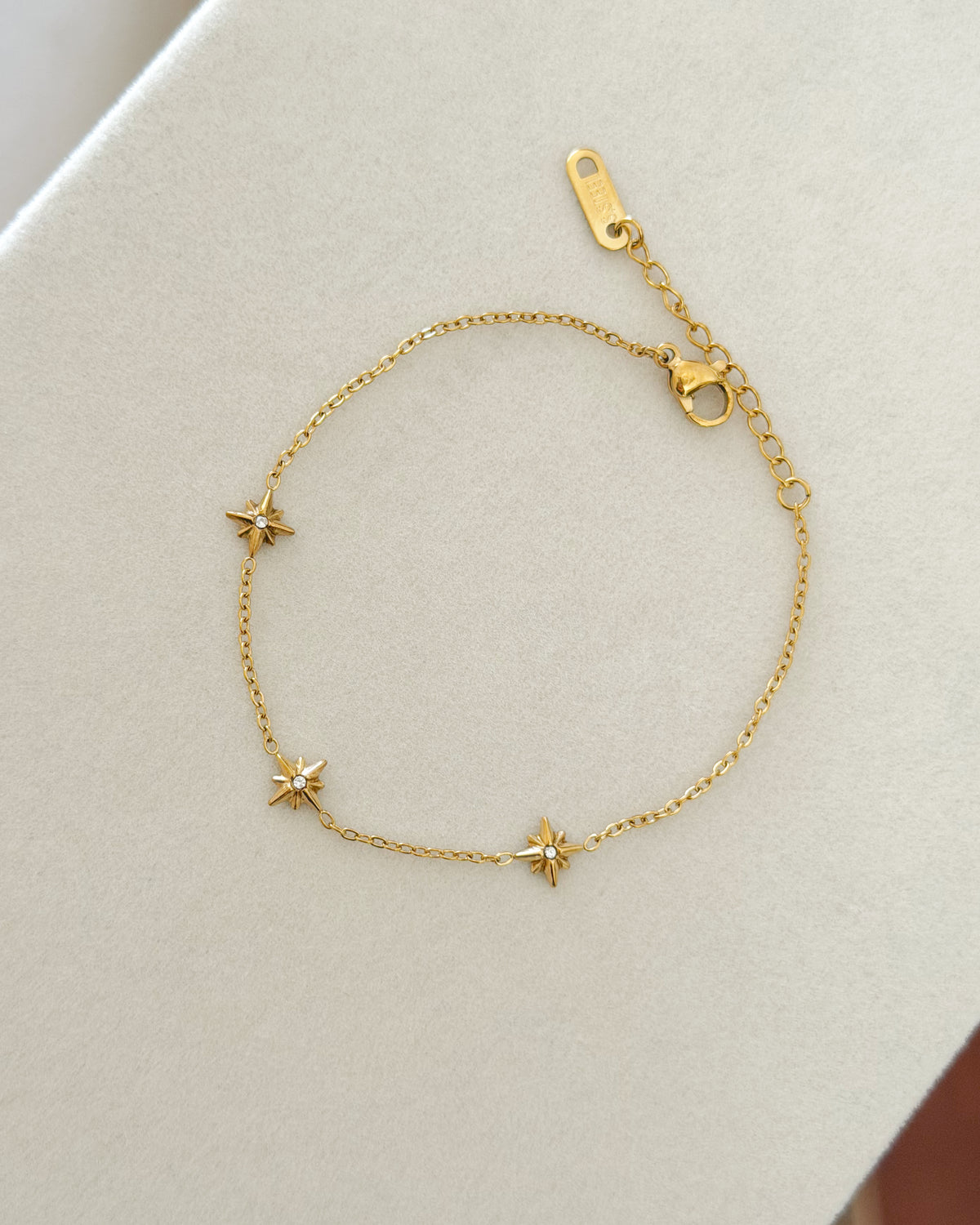Stars gold bracelet